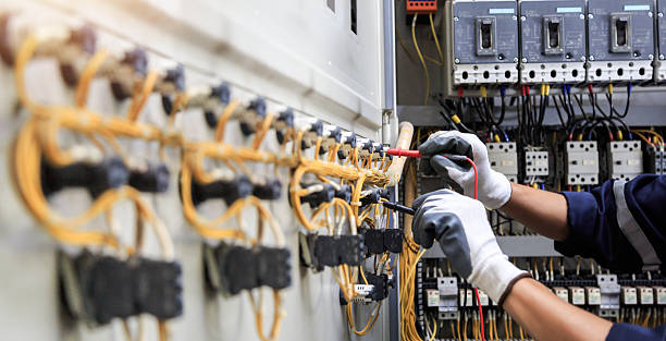 Professional Electrician technician working in Monahans, TX